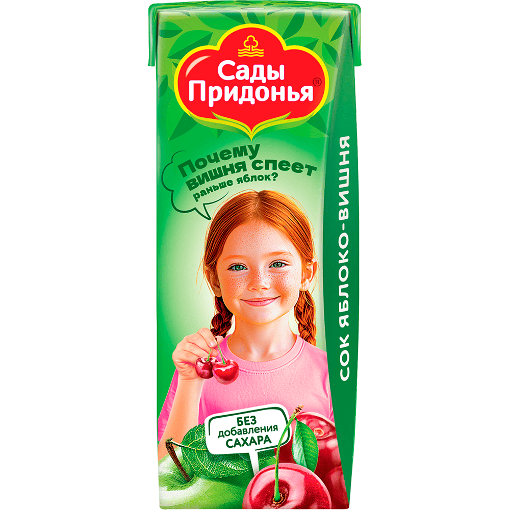 Сок СП 0,2л Вишня-ябл_27шт