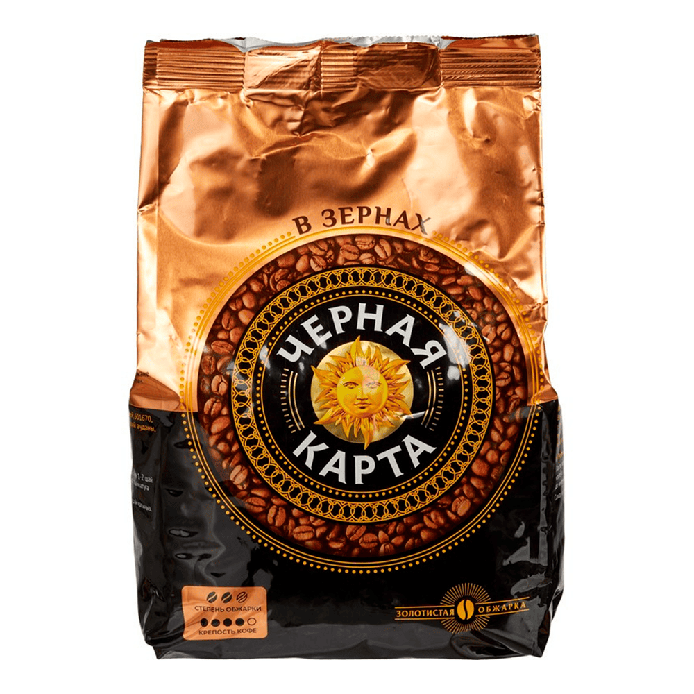 Кофе  зерно Черная Карта 1000г_6шт