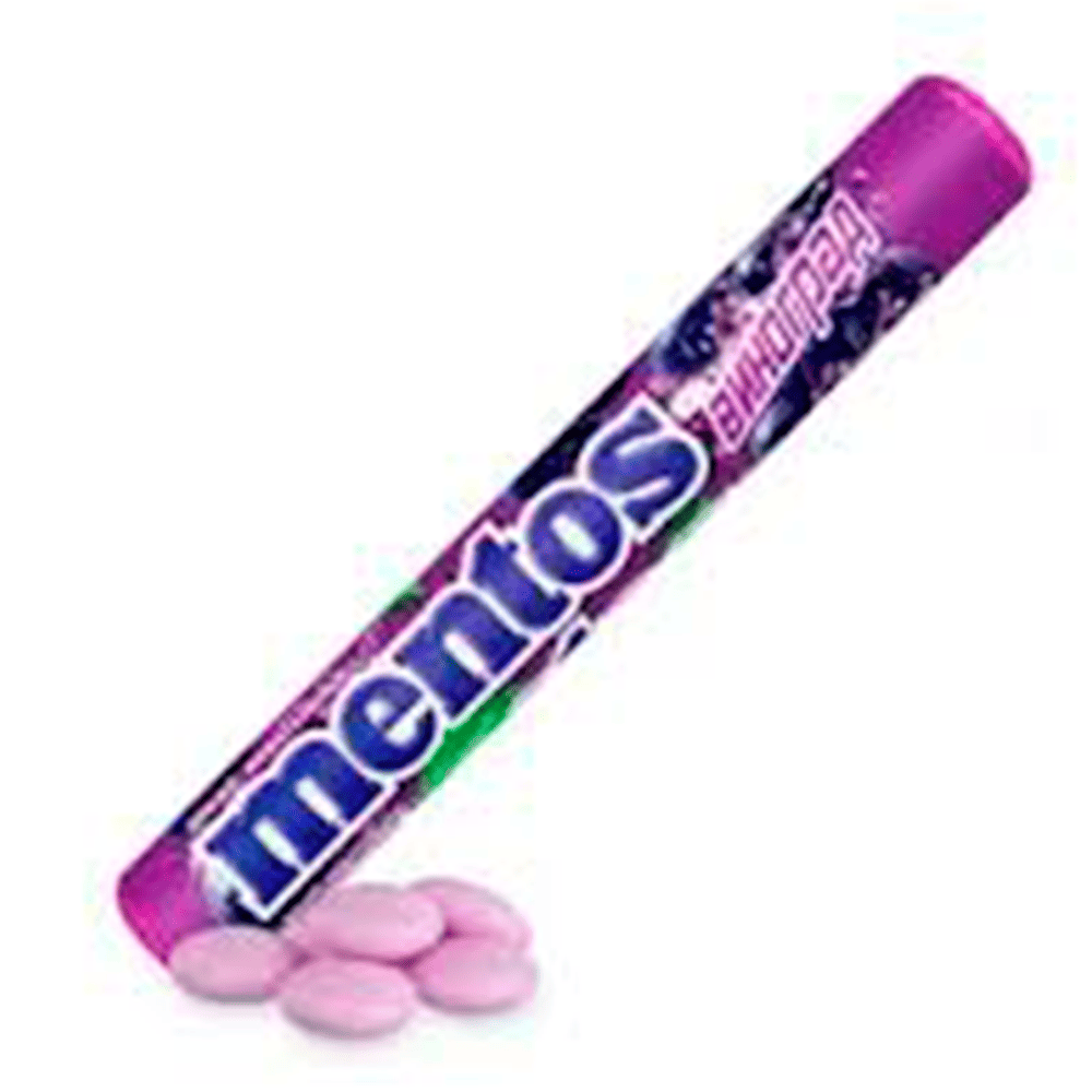 Жев. конф  Mentos 37,5г Виноград_24шт