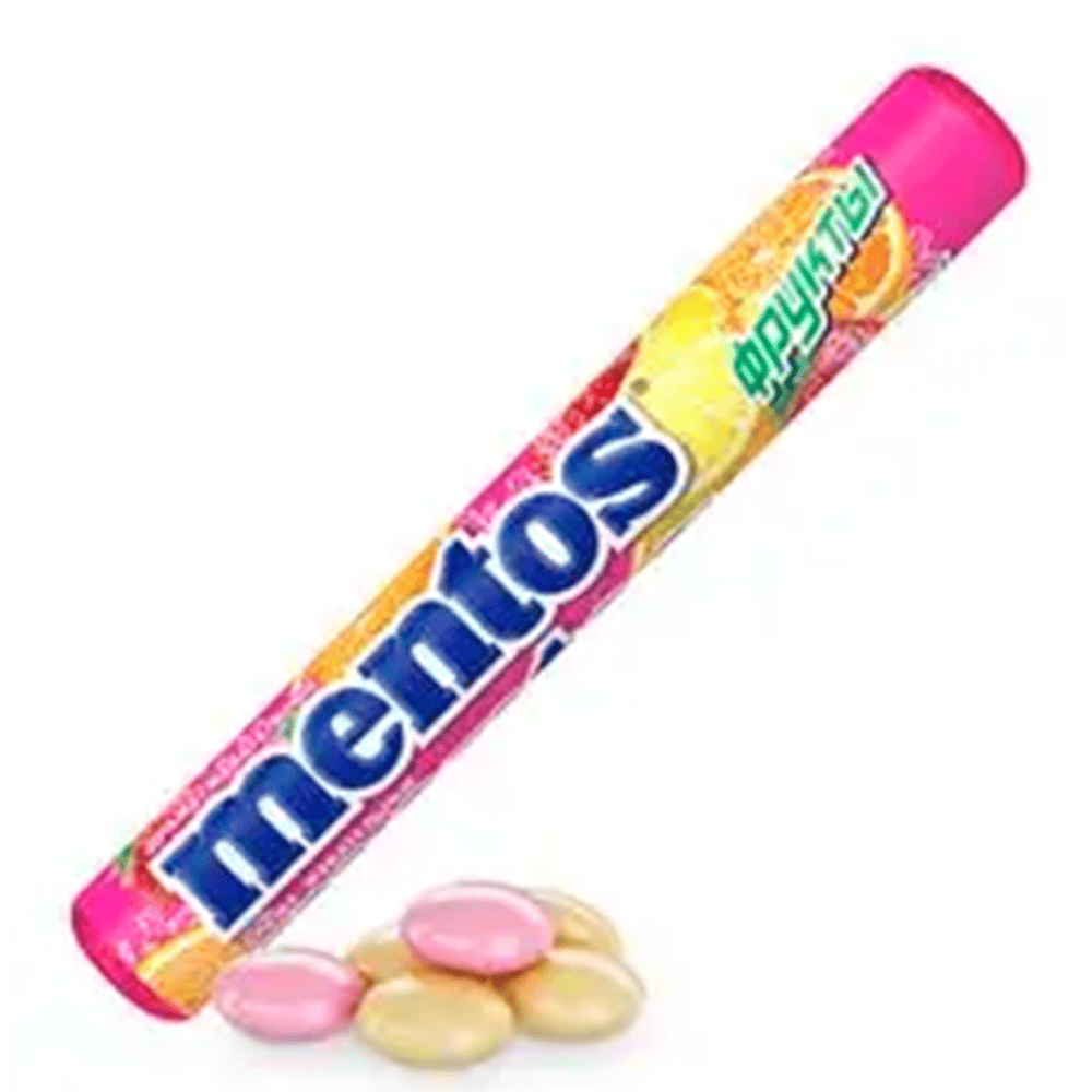 Жев. конф  Mentos 37,5г Фрукты_24шт