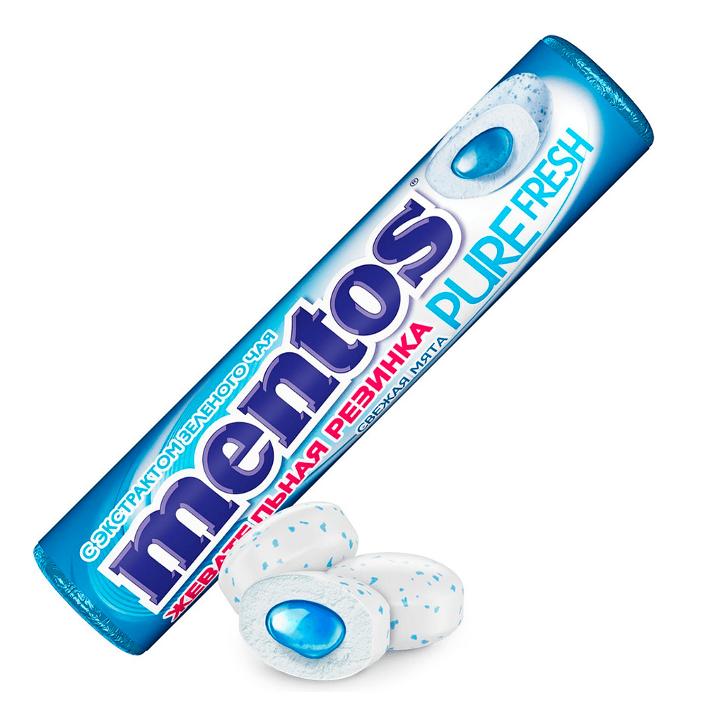Ж/р  Mentos 15,5г Свежая мята /24шт