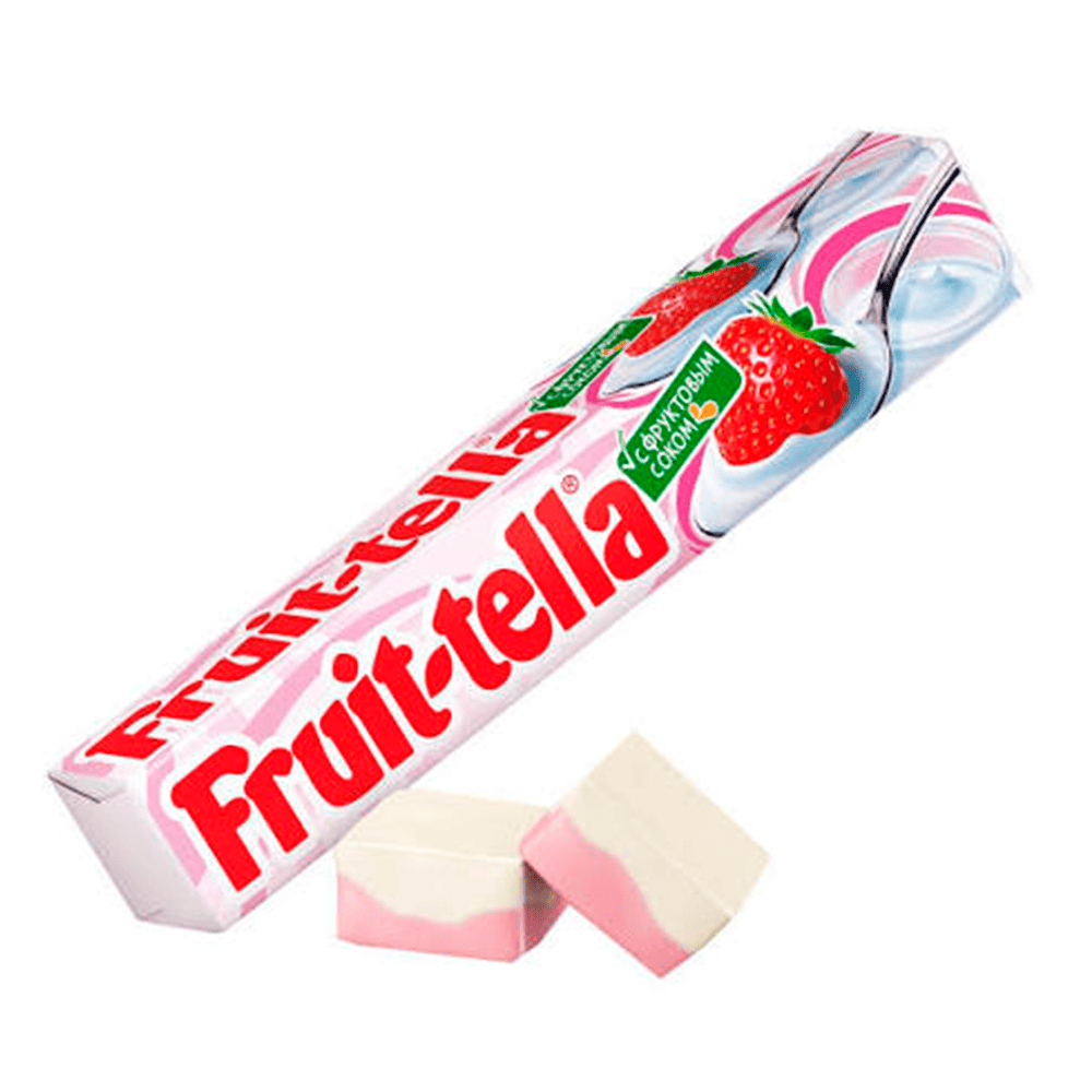 Жев. конф Fruit Tella 41г Клубника- йогурт_21шт