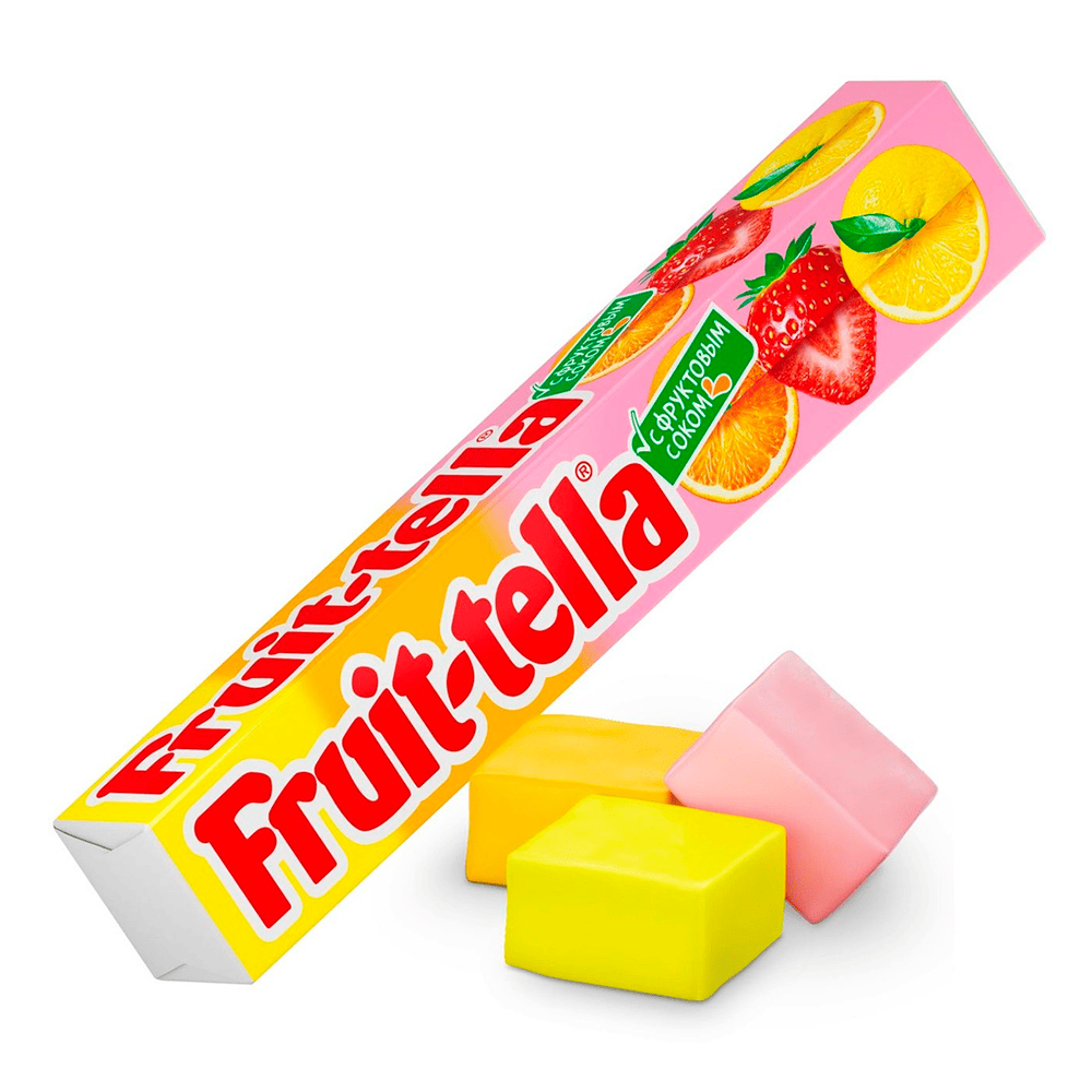 Жев. конф Fruit Tella 41г Ассорти (3ШТ) !!!_25шт !!!
