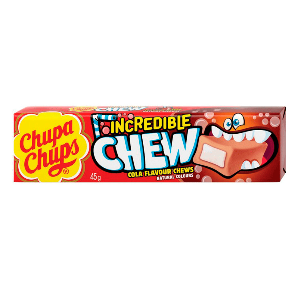 Жев. конф ЧупаЧупс 47г Incredible Chew Кола_12шт