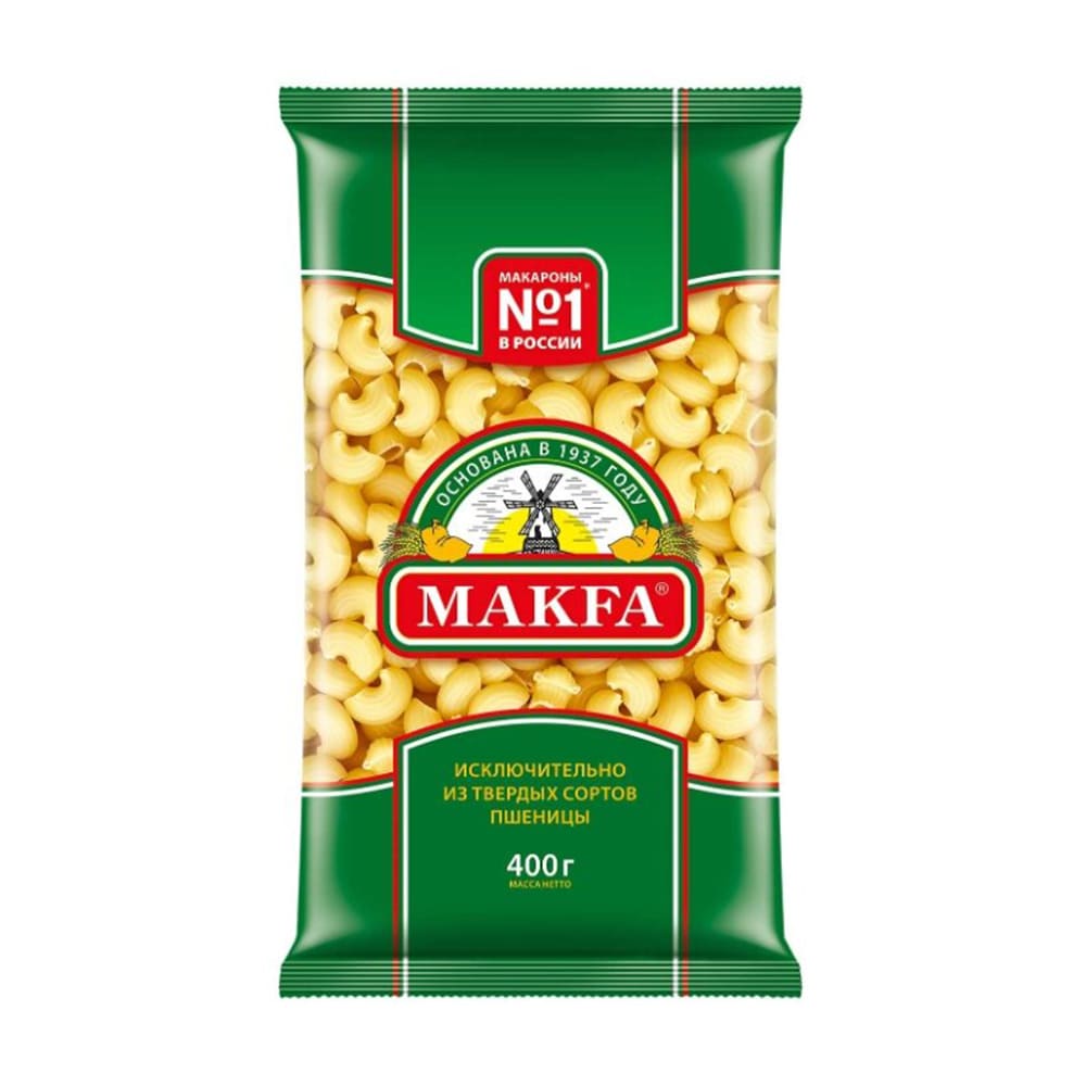 Макароны Макфа 400г Улитки_20шт