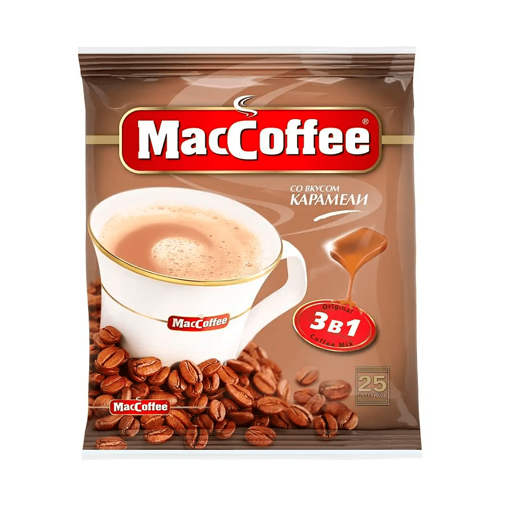MacCoffeе 3в1 карамель 18г_25шт*20 (П42)