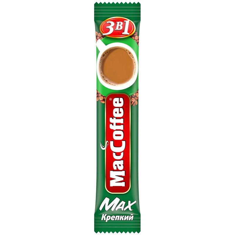MacCoffеe  3в1 Крепкий (лента!!!)18г_50шт*10 (П36)